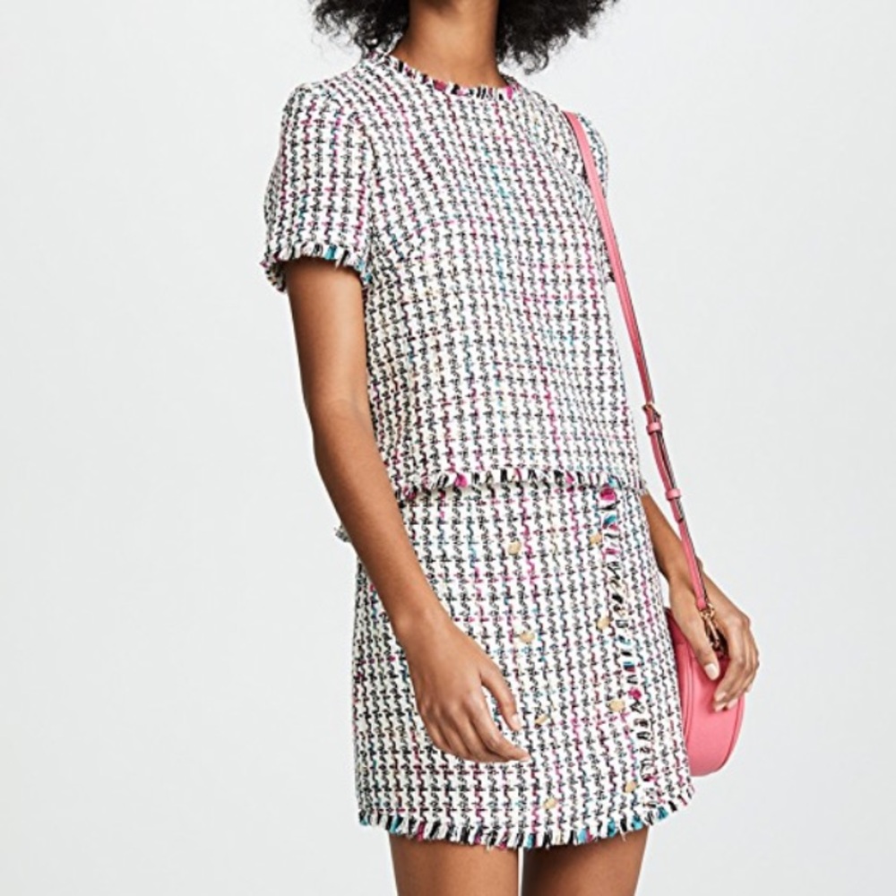 Wayf Multicolor Tweed Top - Picture 2 of 7